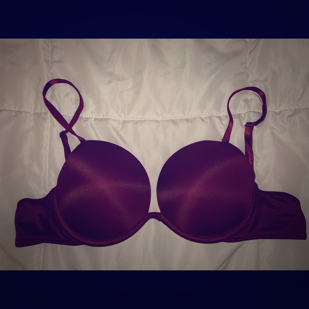 Victoria’s Secret PINK Push-Up Bra - burgundy